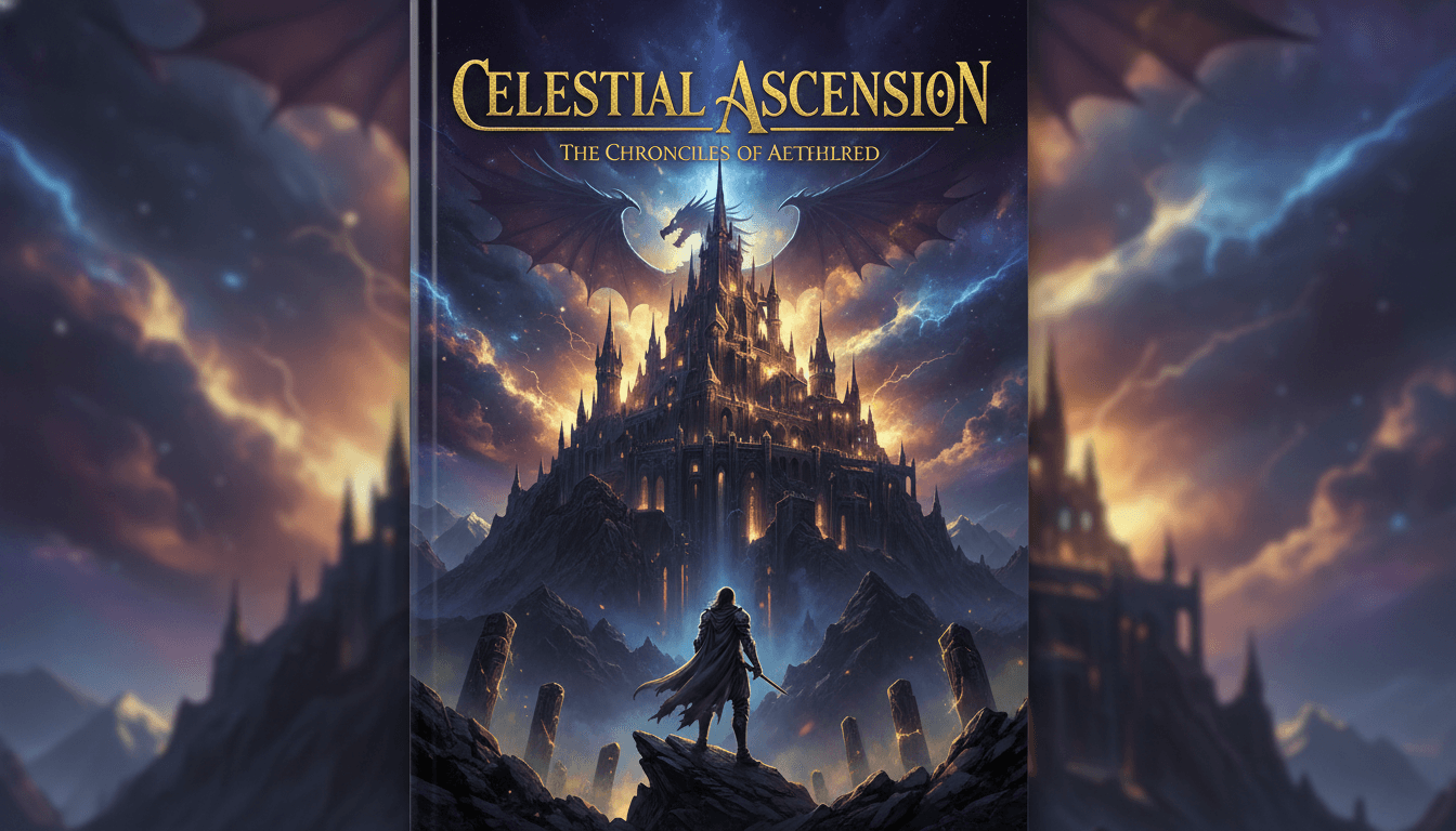 Fantasy Novel book cover example