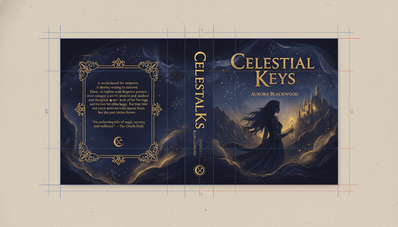 Wraparound book cover example