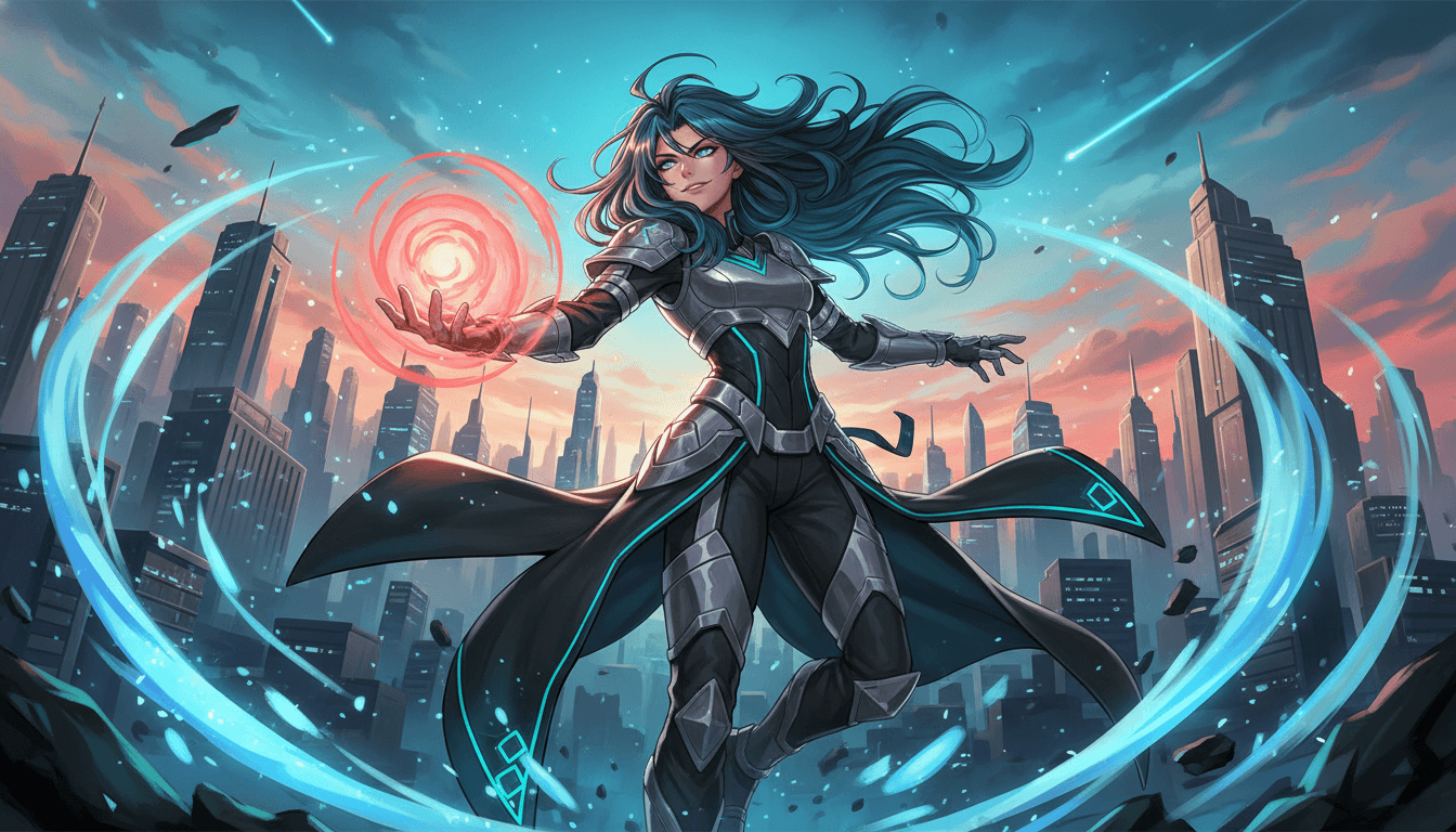 Anime Hero AI character chat example