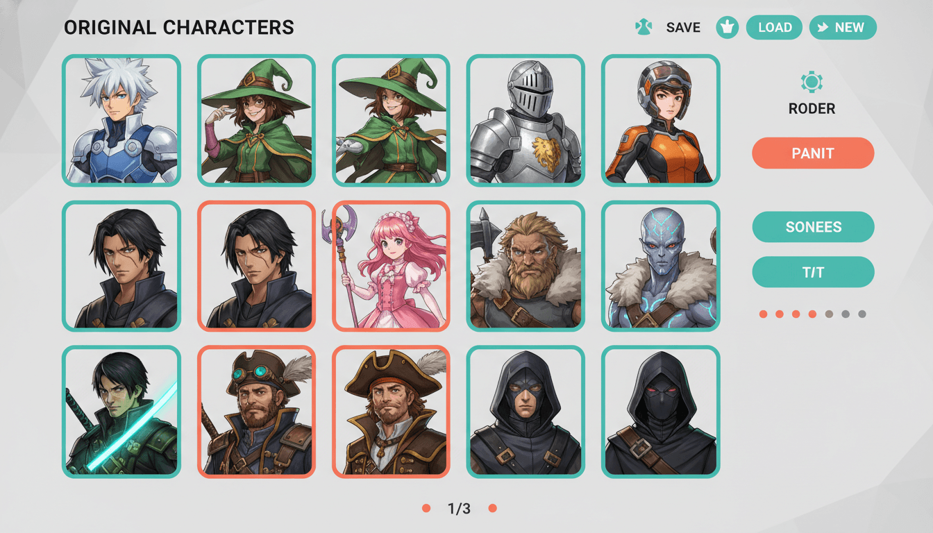 Character Library AI character chat example