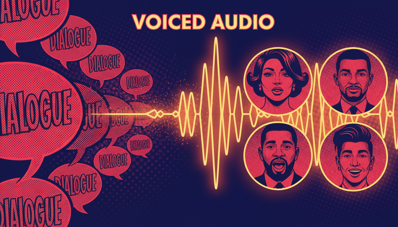The Voices comic drama example