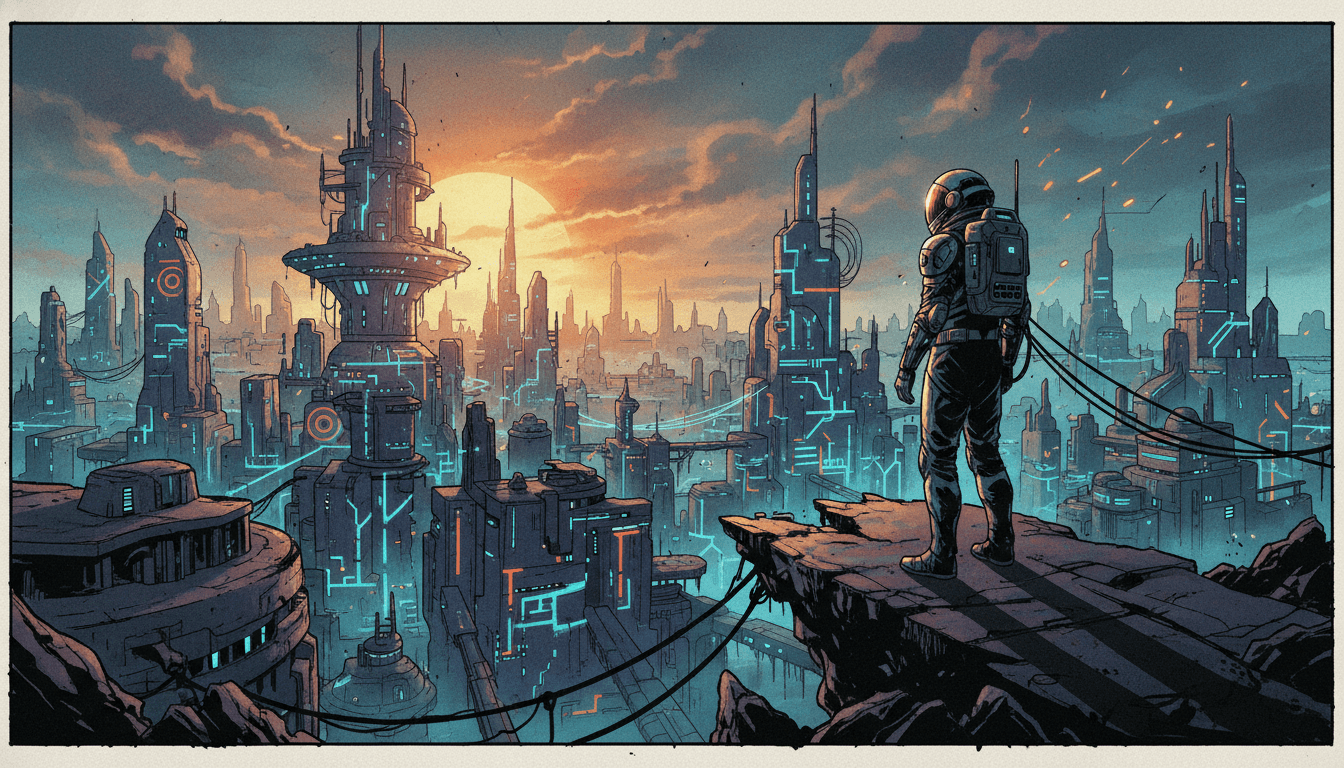 Sci-Fi graphic novel genre example