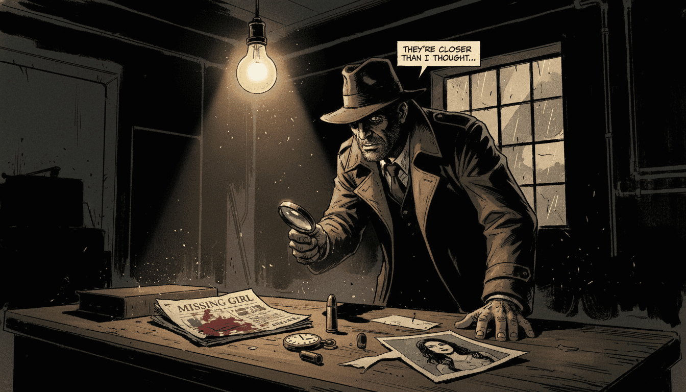 Thriller / Noir graphic novel genre example
