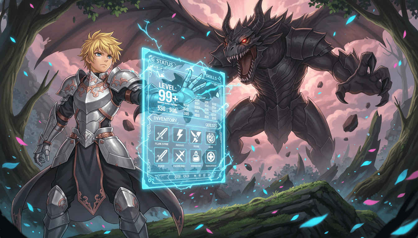 Isekai / LitRPG light novel example