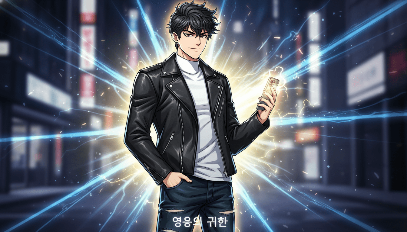 Webtoon manga style example