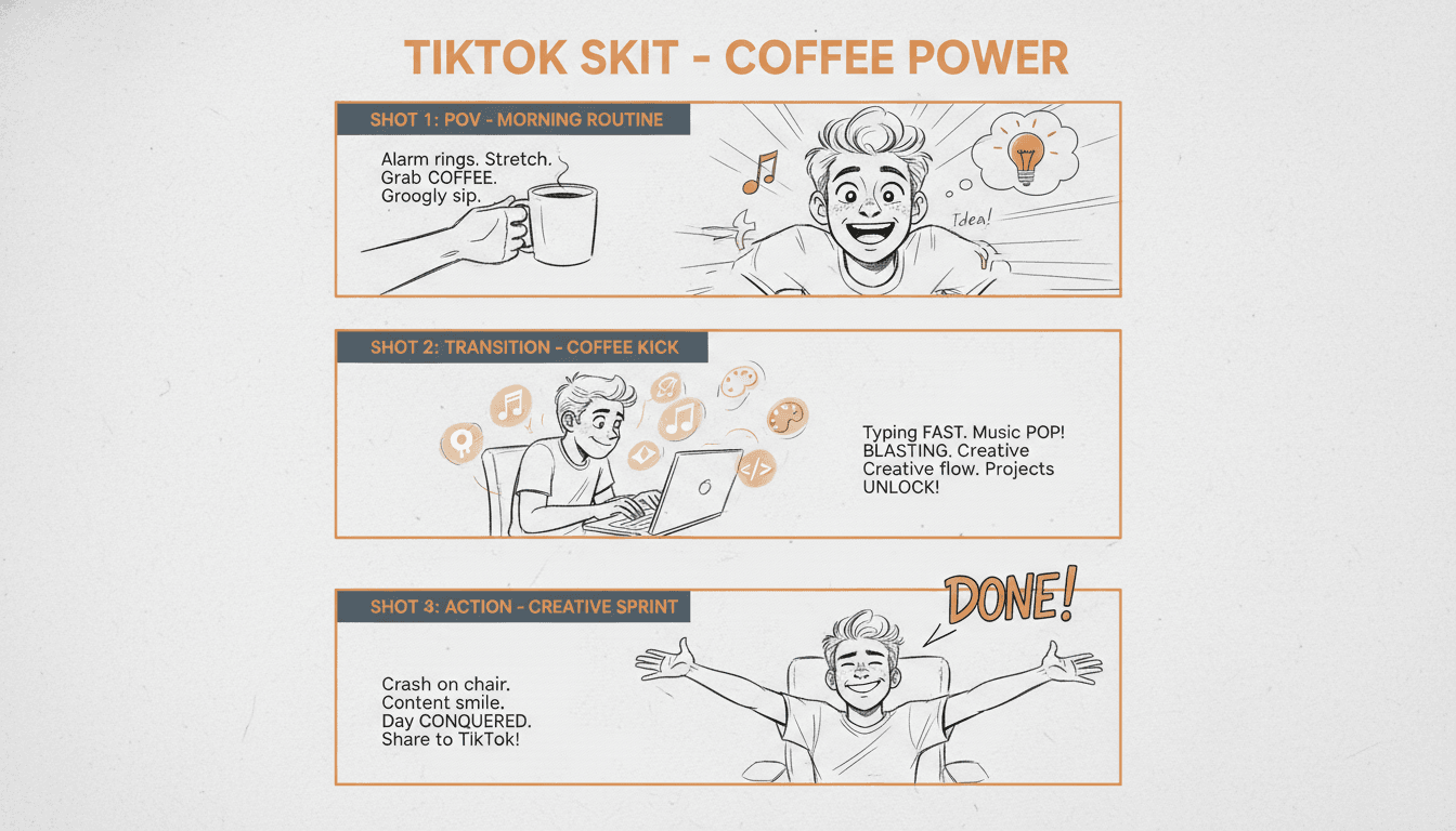 Short-Form / Reels storyboard format example