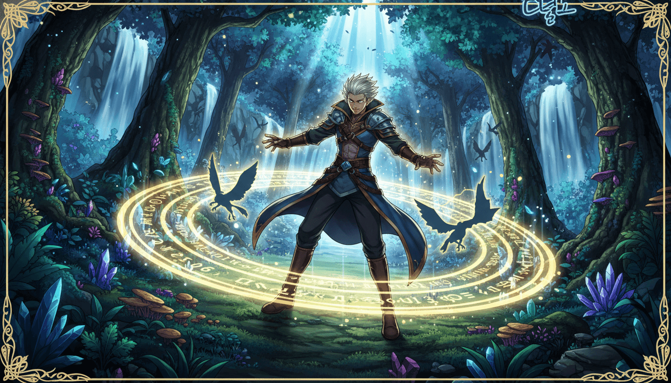 Fantasy webtoon genre example