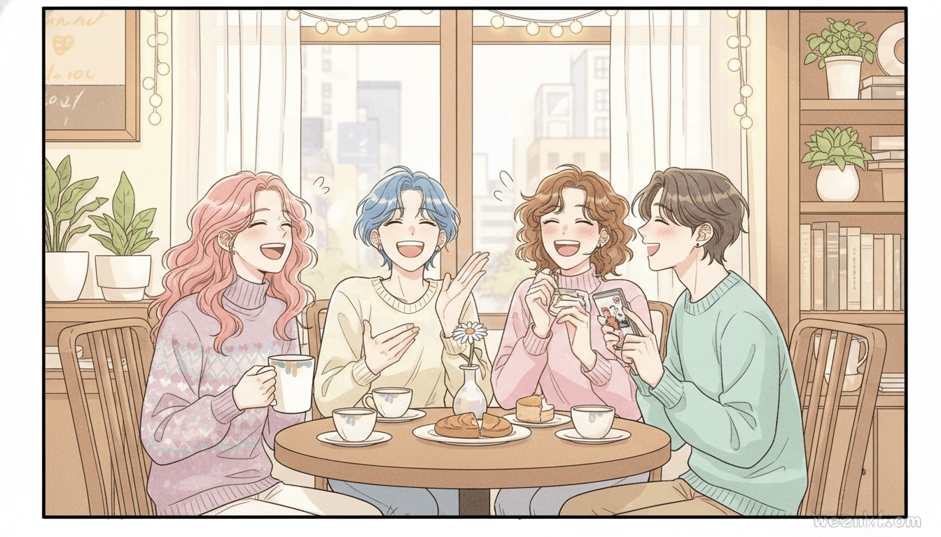 Slice-of-Life webtoon genre example