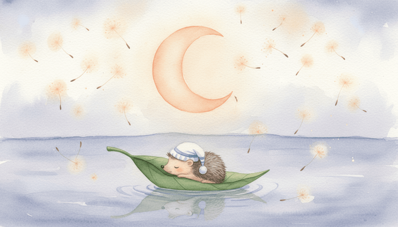 Watercolor bedtime story creation illustration style