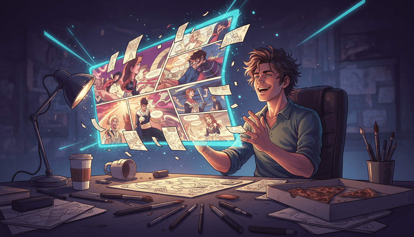 The Export — comic to video conversion example