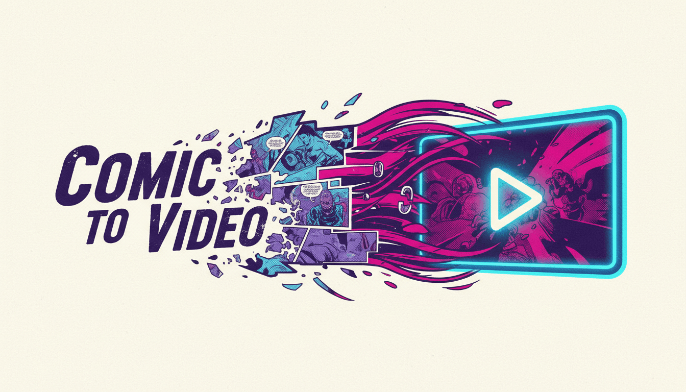 The Cut — comic to video conversion example