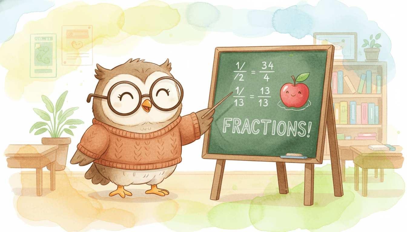 Watercolor illustration style example for an educational classroom picture book made with C2Story