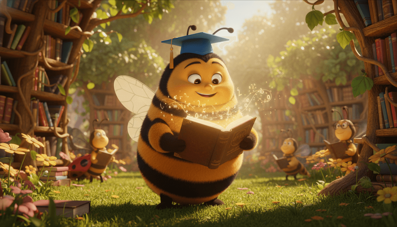 Pixar 3D illustration style example for an educational classroom picture book made with C2Story