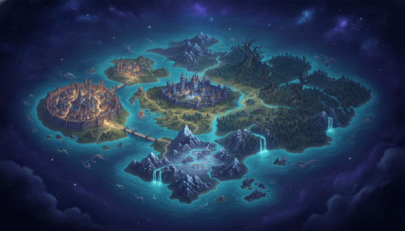 The Universe Map — example of a character universe built with AI