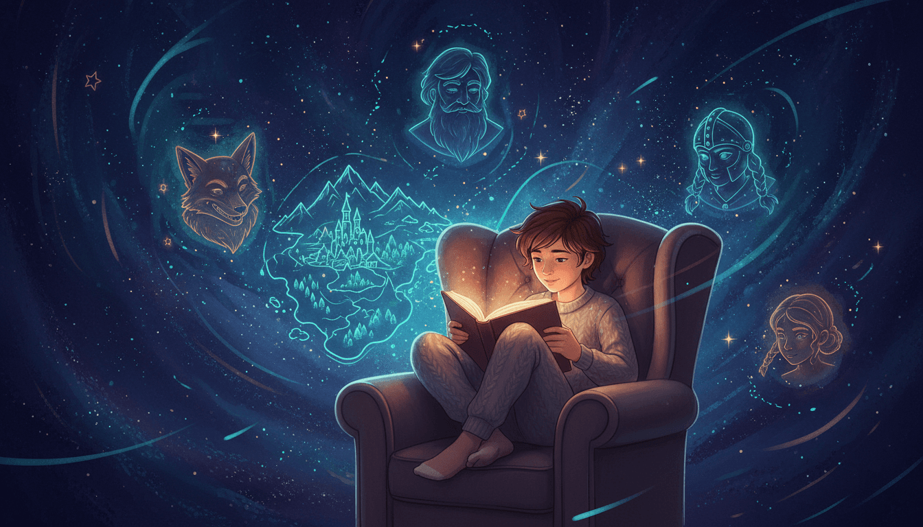 Endless Stories — example of a character universe built with AI