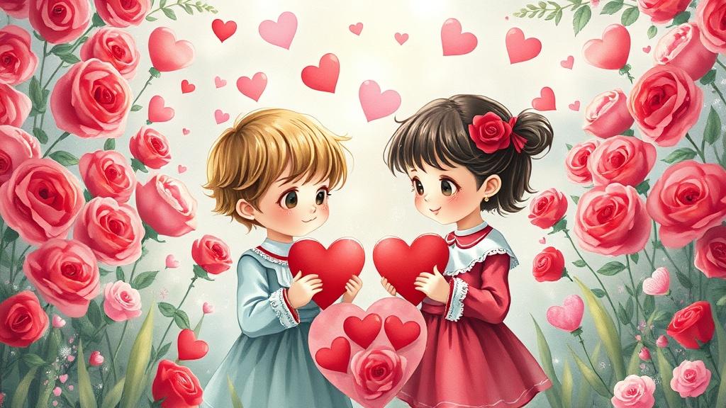 Valentine - AI picture book example