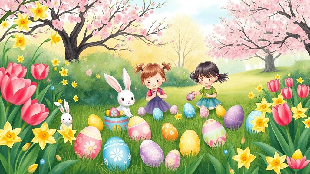 Easter - AI picture book example