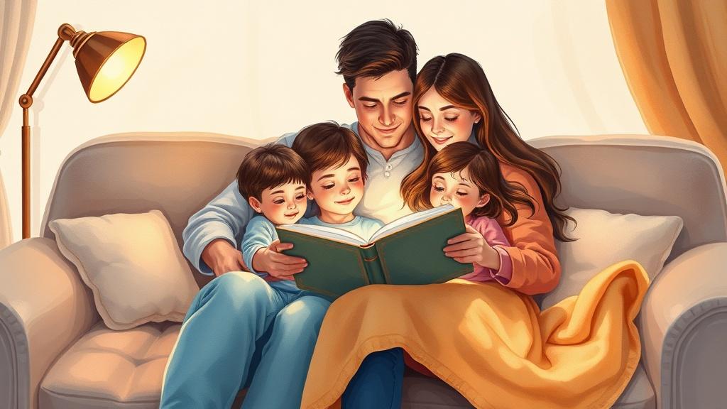 Family - AI picture book example