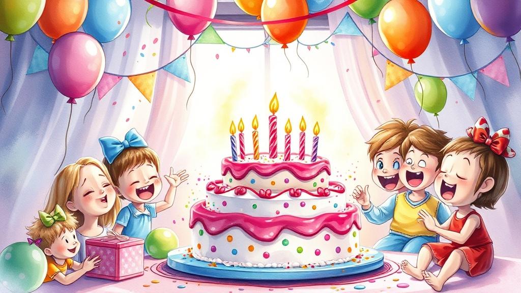 Birthday - AI picture book example