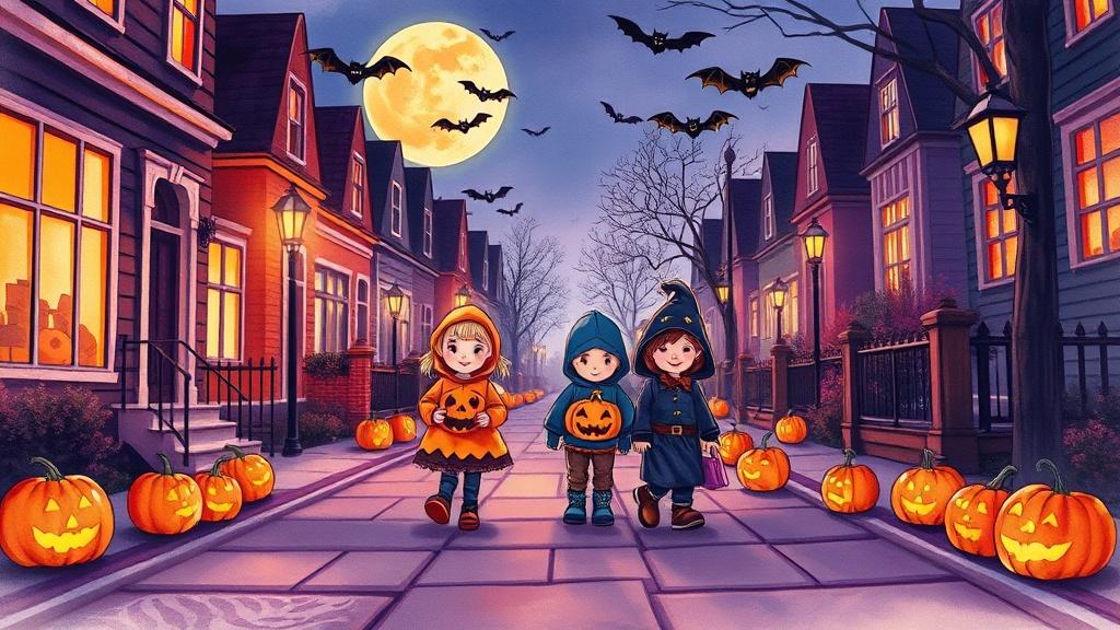 Halloween - AI picture book example