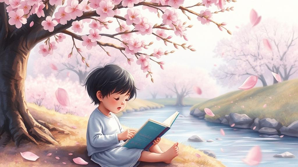 Watercolor - AI picture book example