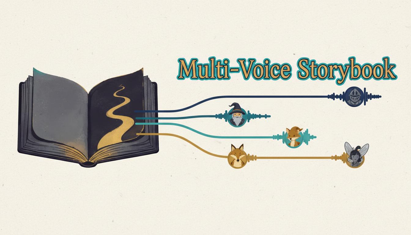The Storybook — multi-voice storybook example
