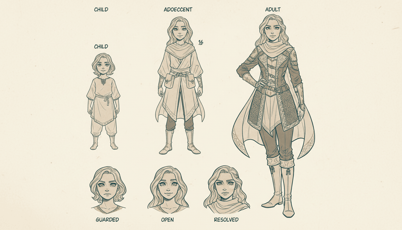Three Ages — OC backstory generator example