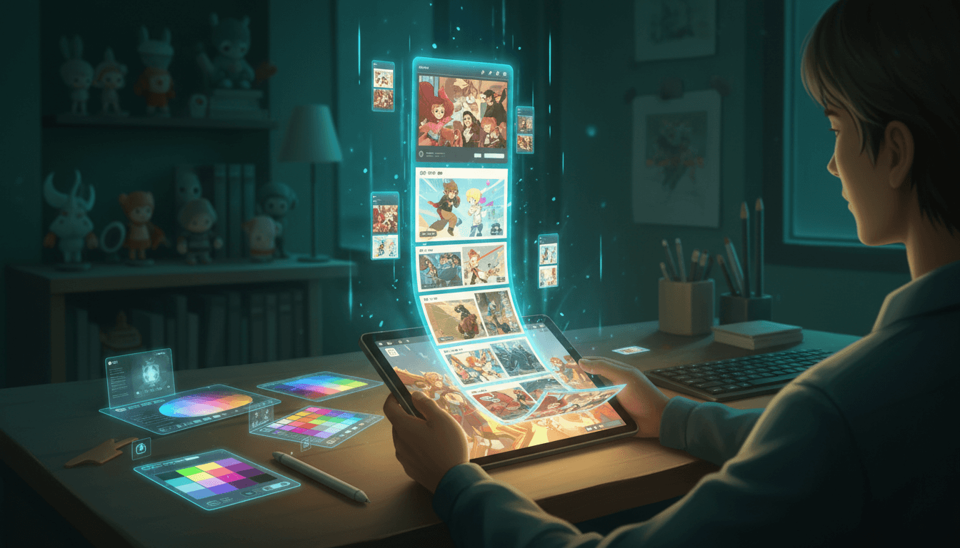 The Export — webtoon to video conversion example