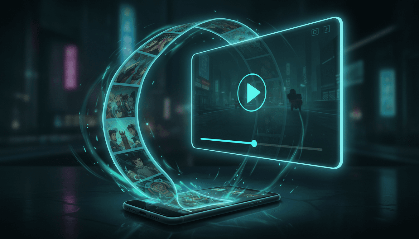 The Scroll — webtoon to video conversion example