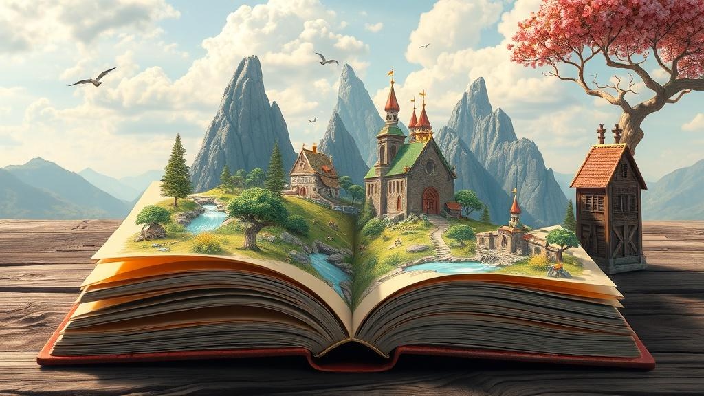 An illustrated storybook created with AI writing assistance