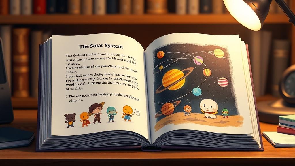 Classroom story creator Science Stories example