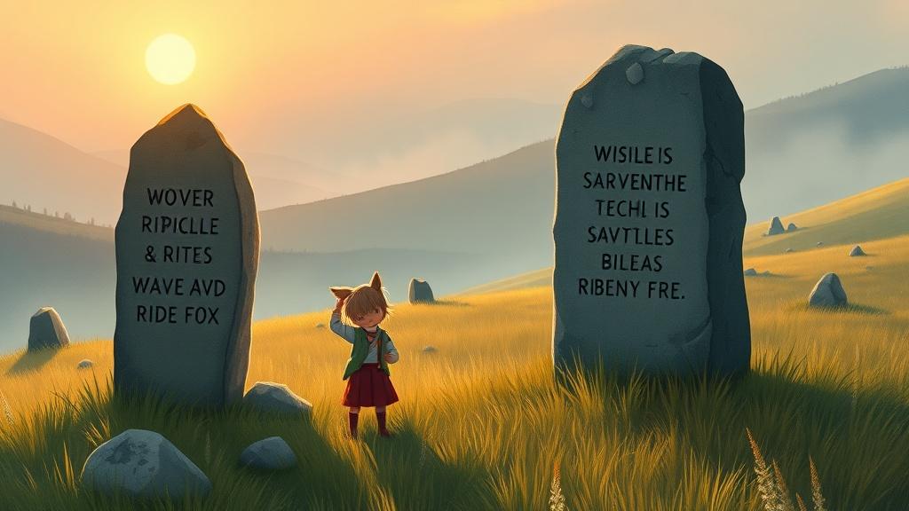 Classic storybook illustration style for children