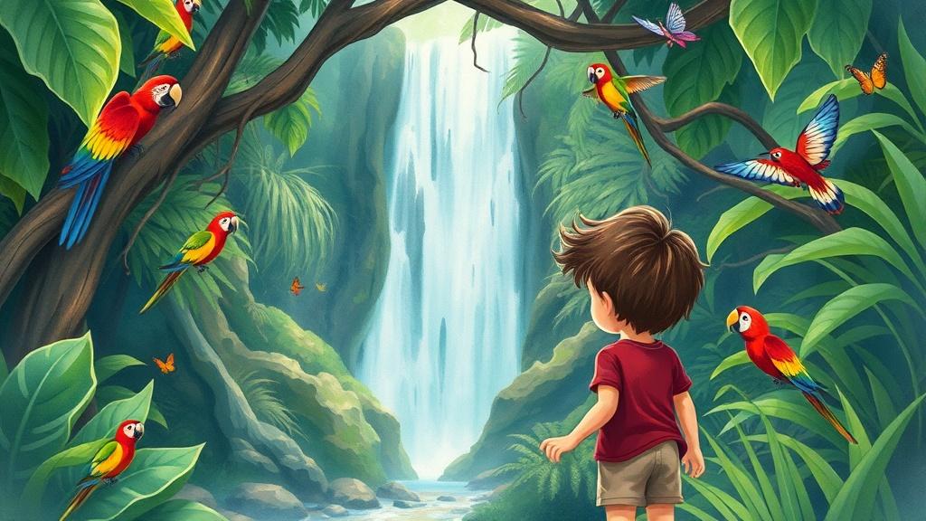 Watercolor style illustration perfect for fifth grade stories
