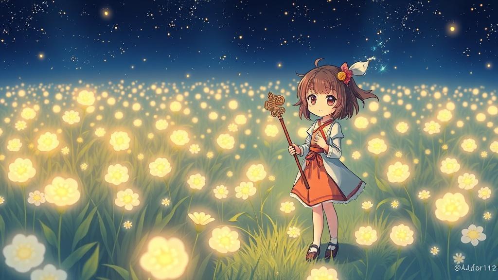 Anime children's book style