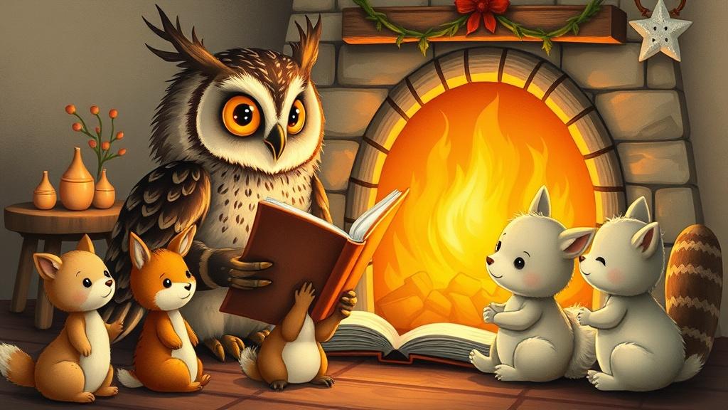 Storybook style social emotional learning illustration