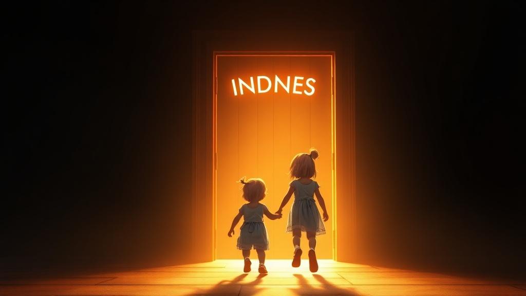 Cinematic style social emotional learning illustration