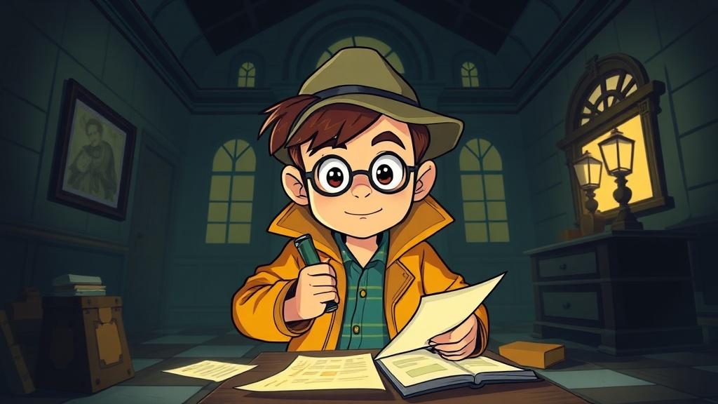 Bold cartoon style illustration for energetic young readers