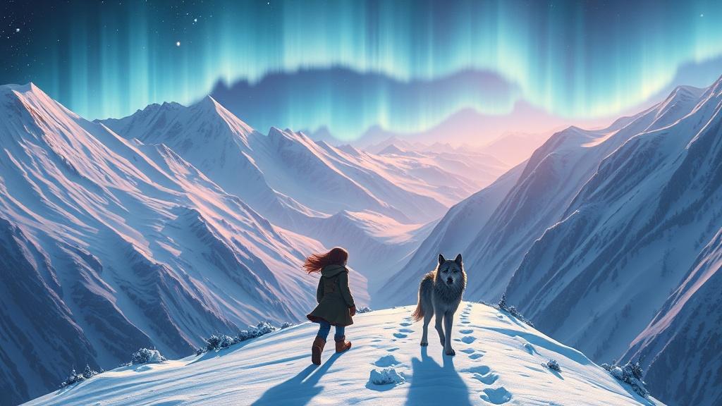 Cinematic children's book style