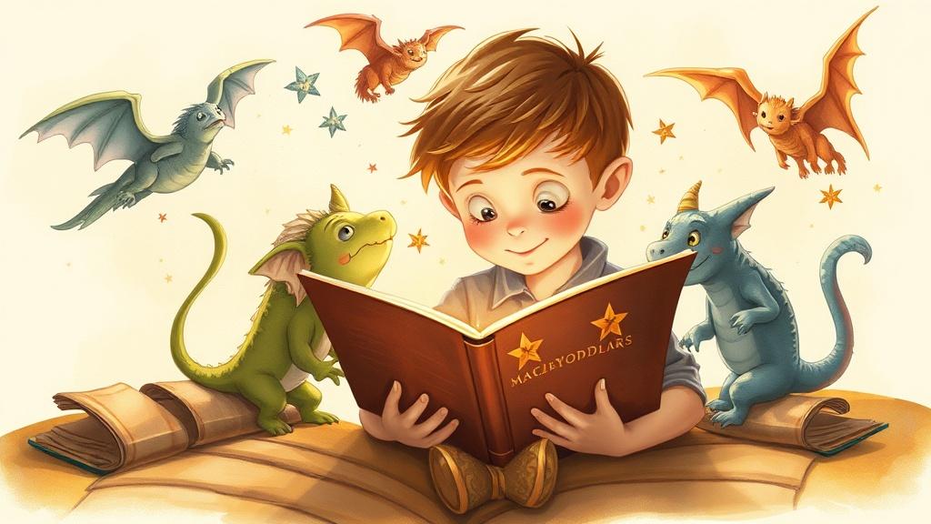 Storybook children's book style