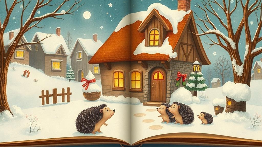 Storybook illustration style