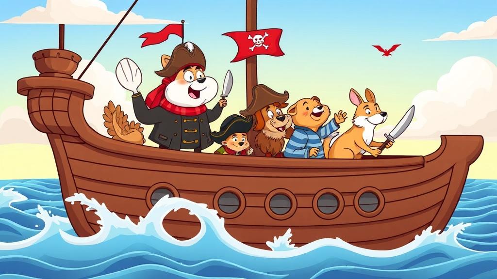 Cartoon illustration style