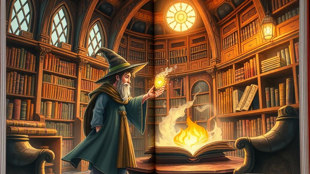 Storybook illustration style for long story conversion