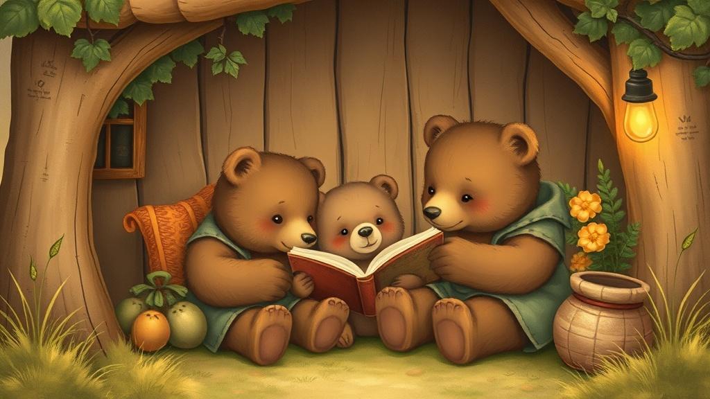 Classic illustration style sample from the AI story maker