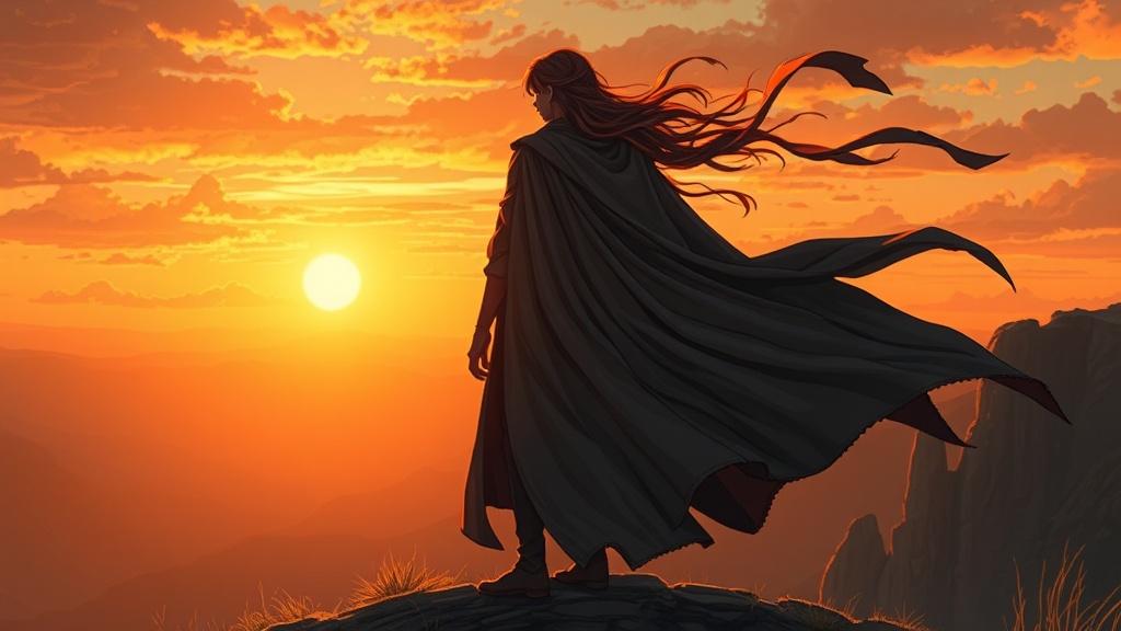 Cinematic art style for AI fanfic generator