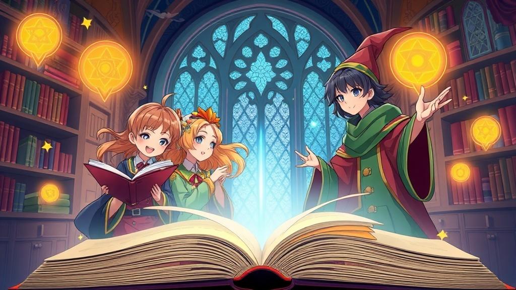 Storybook art style for AI fanfic generator