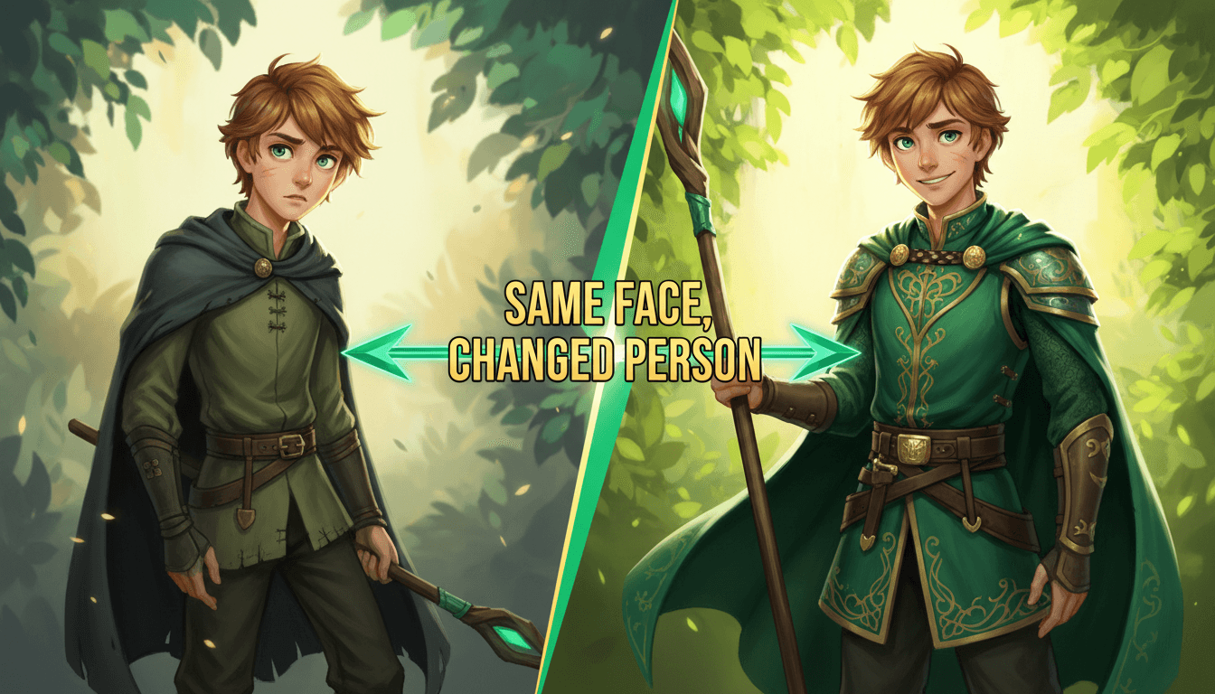 Before & After character arc example