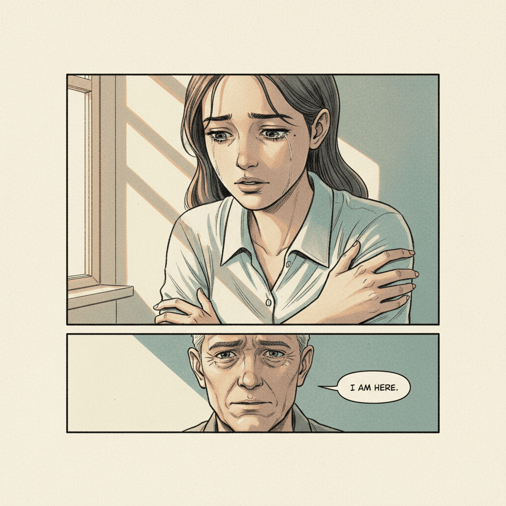 Told Without Words — an example from a novel adapted into a comic series