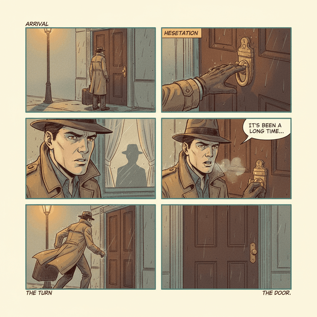 Scene as Six Beats — an example from a novel adapted into a comic series