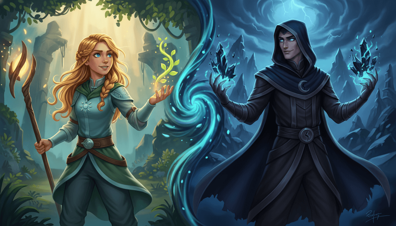 Hero vs Villain — example of creating characters for a story