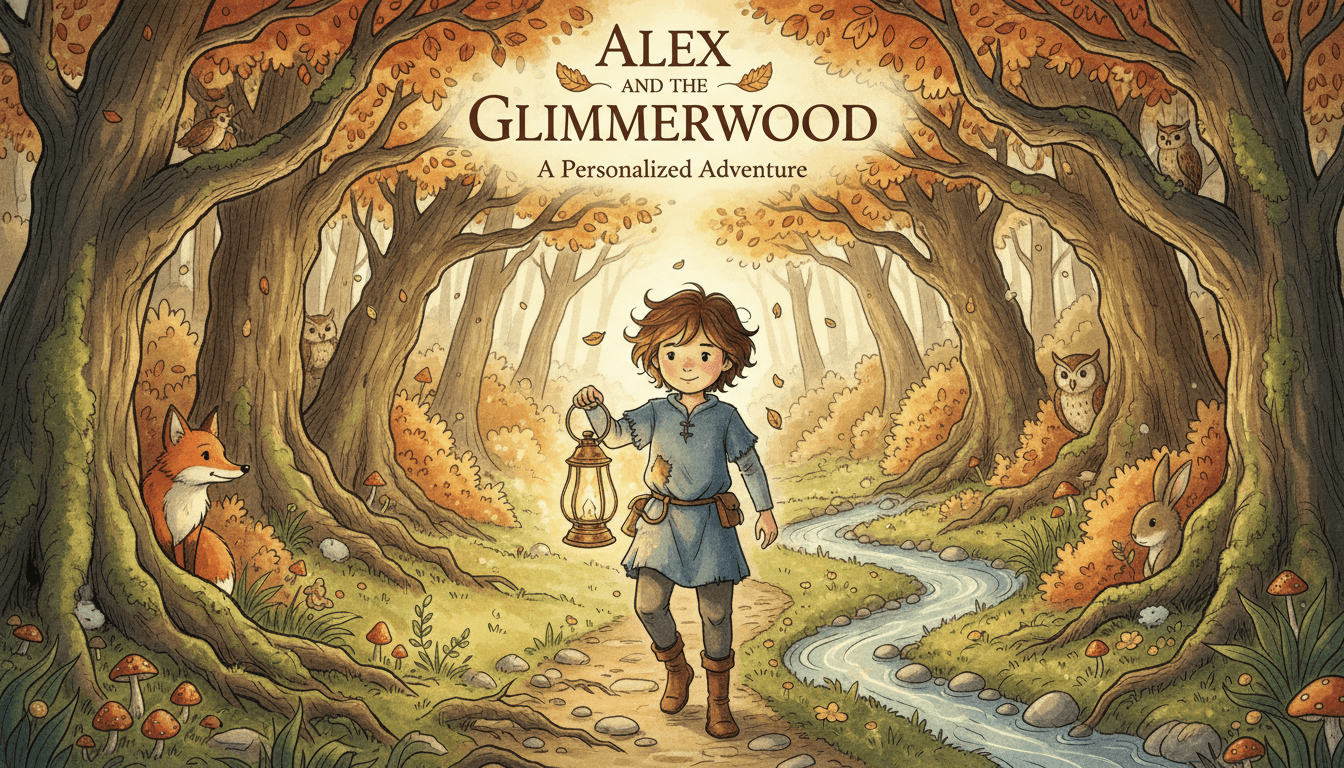 Storybook style personalized children's book